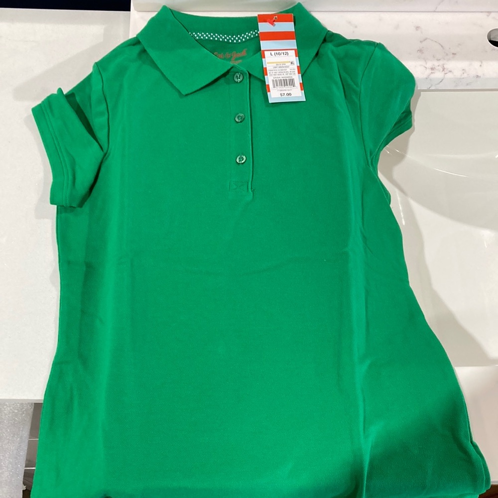 Short Sleeve Stretch Pique Uniform Polo Shirt